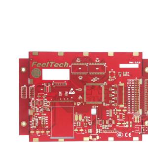 Quality Customized HDI Printed Circuit Board Assembly Automotive Electronics Red Pcb Board for sale
