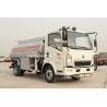 Howo 4×2 Oil Tanker Lorry / High Safety Light Duty Fuel Transport Trucks 8280 KGS for sale