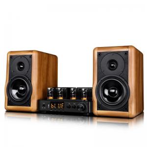 Quality 5 Inch Stereo Bookshelf Speakers , Passive Audio Speakers For TV Turntable Players for sale