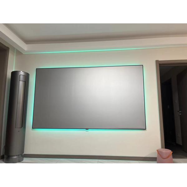 16:9 ALR Projection Screens Long Throw Fixed Frame Projector Screens 3D