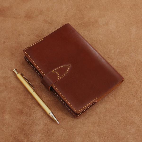 Lined Travel Journal Notebook / Personalised Leather Diary With Buckles