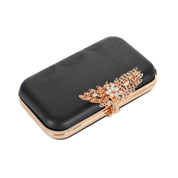 Square Zinc Alloy Minaudiere Purse Frame 20.5x12x4.5cm