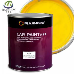 Quality Medium Yellow Automotive Paint , Waterproof Spray 2K Automotive Paint ISO14001 for sale