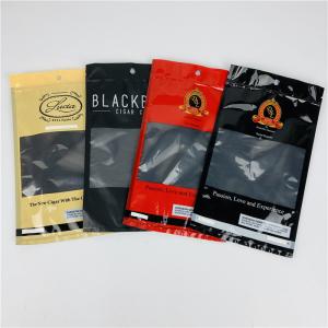 Quality Plastic Cigar Humidity Bags Custom Printed  Cigar Packaging Bag With Hydrating Layer smoke cigar leaf pouches for sale