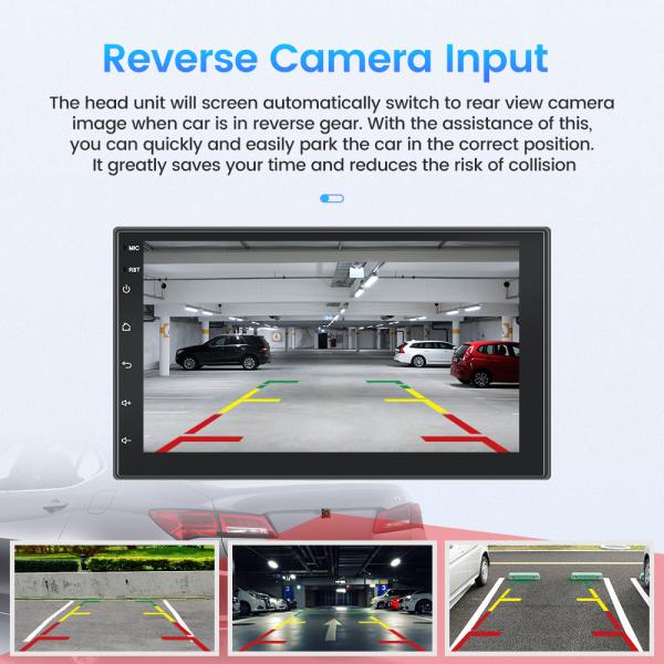 Universal Placement 7 Inch Touch Screen Car DVD Player with BT Wifi and GPS Navigation