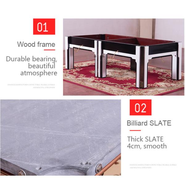 Multiplayer Amusement Game Machines Snooker Indoor Pool Table For Home Ballroom Club