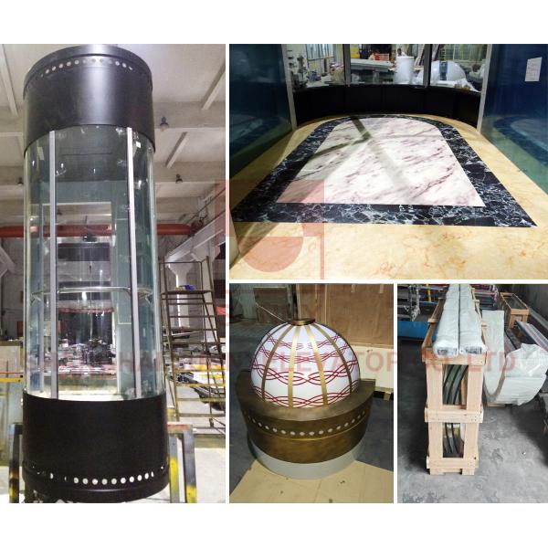 Observation Panoramic Machine Room Less Elevator Vvvf Control