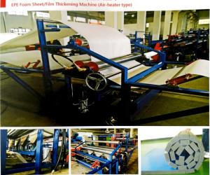 Quality Safety EPE Foam Sheet Production Line Air - Heater Type Continuous Running for sale