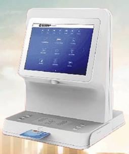 Buy Custom Office Immigration Desktop Kiosk Modular Design With ID Card Reader at wholesale prices