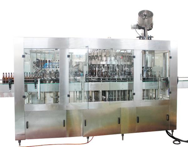 Buy Automatic Beer Glass Bottling Machine PLC Industrial Computers Control at wholesale prices