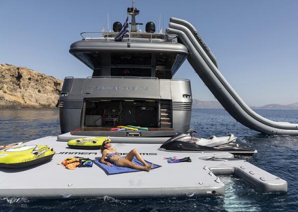 Buy Floating Jet Ski Platform Inflatable Yacht Slides Seabob Dock With CE / SGS / EN7 at wholesale prices