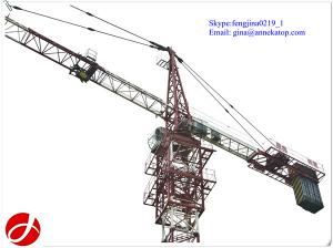 China self erecting type QTZ80-5610 fixed tower crane spare parts on sale