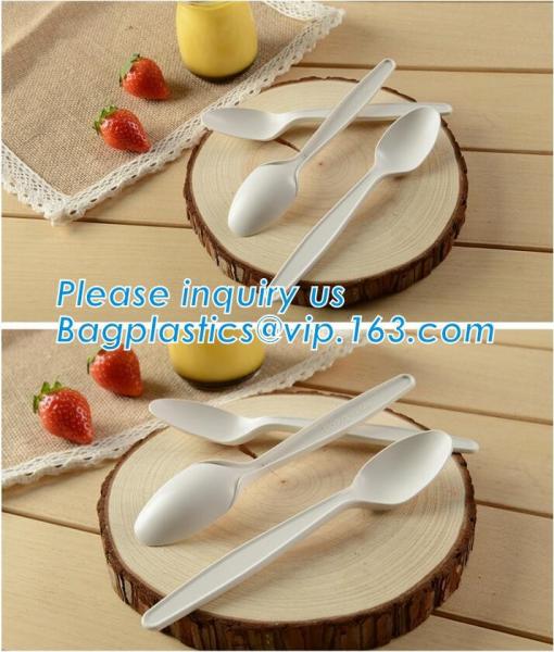 Disposable Corn Starch Eco Friendly Dinnerware Cutlery Reusable Coffee Cup Safe Bamboo