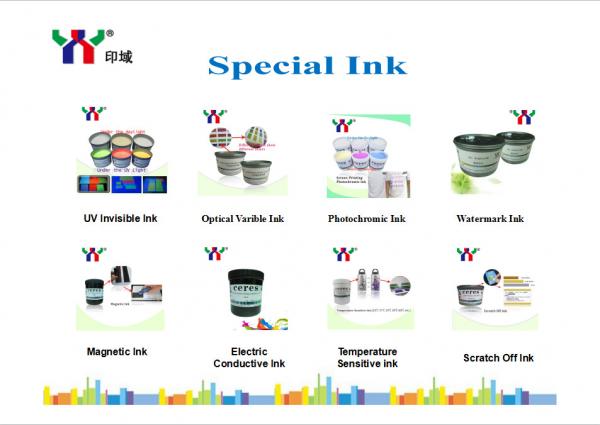 200 Mesh Security Printing Ink PET PMMA Solvent Based Inkjet Printer Ink