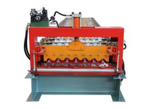 Quality PLC Program Corrugated Roof Sheet Making Machine Automatic Producing With Hand Touch Screen for sale