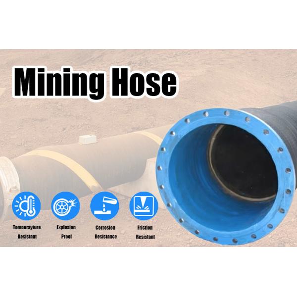 6'' Mining Hose High Abrasion NR Liner Multi Layer Reinforced Structure