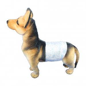 Quality Disposable Male Dog Diapers Super Absorbent Core Adjustable Waist Pet Dog Diaper for sale