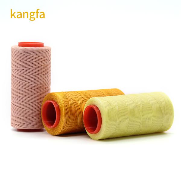 High strength 210D/16 250D/16 Mercerized polyester waxed thread for leather stitching