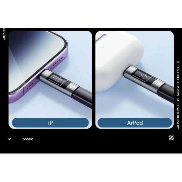 ESSAGER ES-OTG25 USB C To Lightning OTG Adapter For Apple IPhone