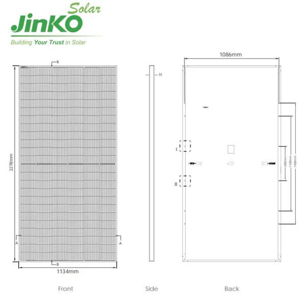 Jinko Tiger Neo N Type 78HL4-(V) 610-630 Watt Mono PV Module