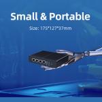 Industrial Fanless Mini Computer Linux Intel N100 DDR4 16G RAM 4LAN Dual COM