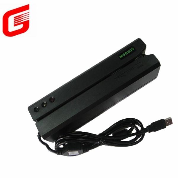 MSR605 Magnetic Stripe Card Reader Writer for Windows USB 3 Tracks and Software Suite