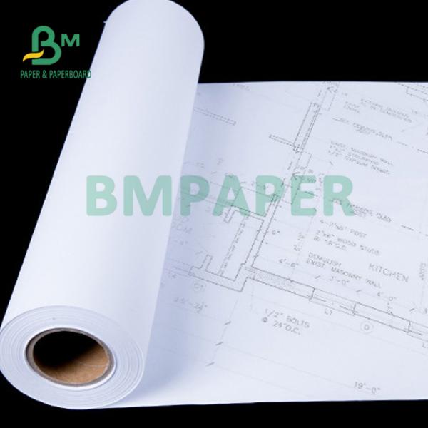 20lb CAD Uncoated Inkjet Plotter Paper For Engineering Plans 24'' 36'' x 150' 20lb CAD Uncoated Inkjet Plotter Paper For Engineering Plans 24'' 36'' X 150'