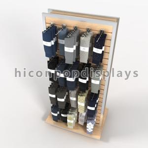 Quality Freestanding Slatwall Display Stands Double Sides For Smartwool Socks for sale