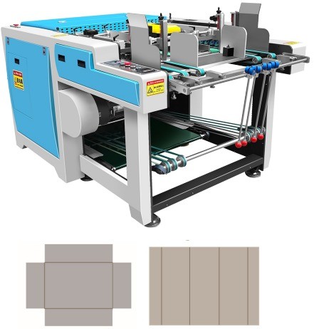 Accuracy Automatic V Grooving Machine Slotting Paperboard Rigid Box Grooving