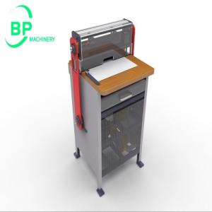 Quality Semi Automatic Paper Punching And Binding Machine SPM450 for double wire closing and paper punching for sale