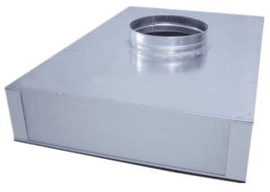 Quality Disposable Air Duct H14 HEPA Air Filter With Hood , Galvanized Frame 610x610x292mm for sale