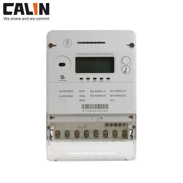 Compact Integrated Smart Energy Meter with Class1/Class2 Accuracy 100 A Max Current and 0-10000000 kWh Measuring Range