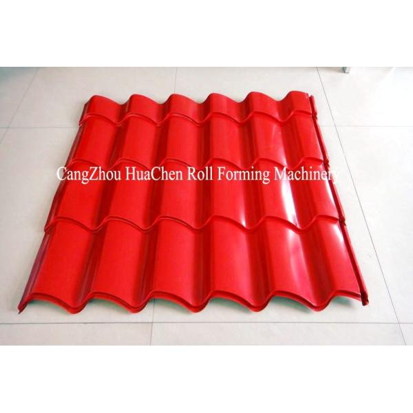 Roof Wall Double Layer Roll Forming Machine 0 - 15m / min Manual Hydraulic Decoiler