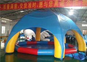 Children Above Ground Swimming Pools Portable EN14960 With Shade Tent