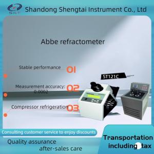 Quality Abbe refractometer digital display reading, visual aiming, and temperature correction ST121C for sale