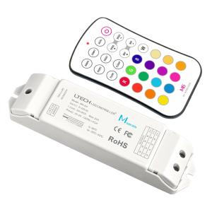 Led Light Strip Rf Controller , Led Strip Light Dimmer Unit With Wireless Controller