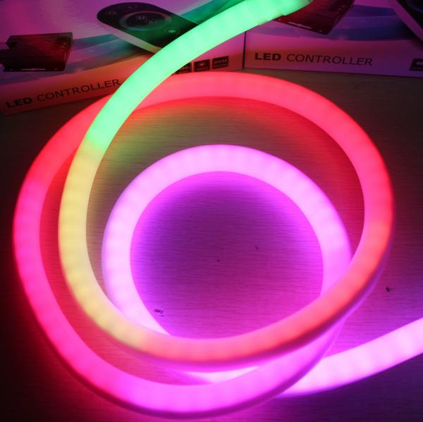 LED Neon lighting 18mm 360 round Digital Programmable Neon Flex 24v for Christmas lighting