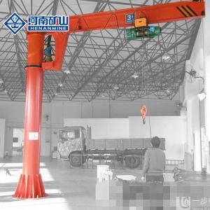 Quality Electric Hoist Pillar Mounted Jib Crane 3 Ton / 5 Ton Standing Floor Column Mounted for sale