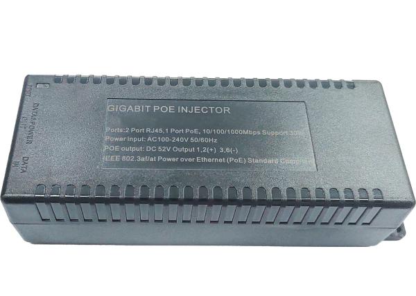 Buy 30w Gigabit Poe Injector With Ieee 802.3af/At/Bt Power Over Ethernet End Span Pse at wholesale prices