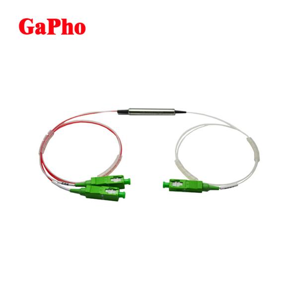 WDM 1460 / 1620nm 1x2 Multiplexer Filter With High Stability Reliability