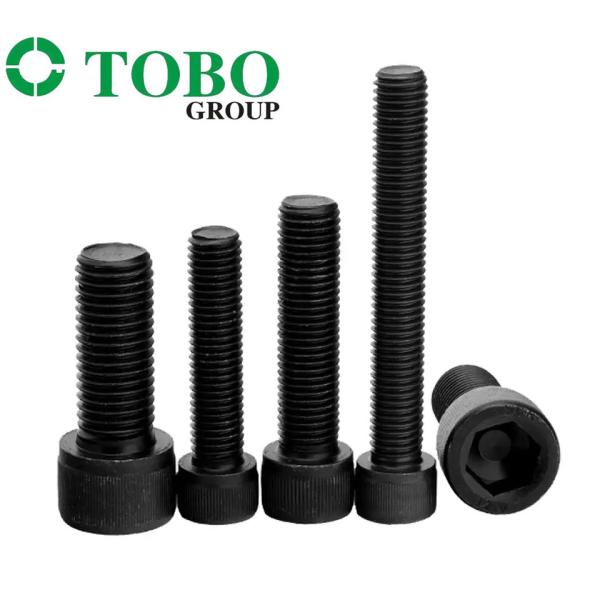 Buy M2 M2.5 M3 M4 M5 M6 Steel Black Hexagon Screw DIN 912 Cup Head Machine Screw Bolts Hex Socket Furniture Bolts at wholesale prices