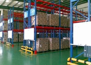 Quality Strong Structure Heavy Duty Pallet Racking System 4.5 Tons Per Layer Robot Welding for sale