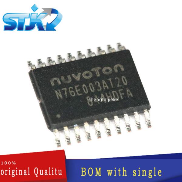Buy N76E003AT20 SSOP20   Embedded microcontrollerBrand New and original  Integrated Circuit chip at wholesale prices