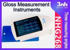 Quality Handheld Gloss Measurement Instruments NHG268 Multi Angle Gloss Tester for Furniture Paint Ceramic for sale