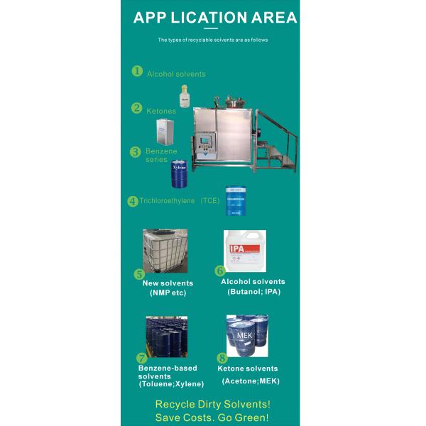 300L Compact Safe Intelligent And Purpose Built Solvent Recovery Machine For Ethanol