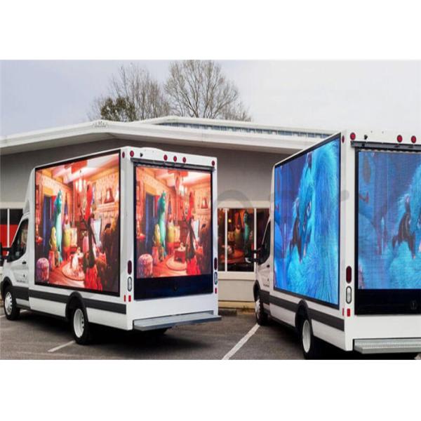 P10mm Movable Truck Mobile Led Display / Outdoor Mobile Led Screen Hire Customized Size