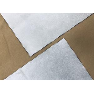 Bronzing Sofa Cushion Material / Light Grey Sofa Polyester Fabric 150cm