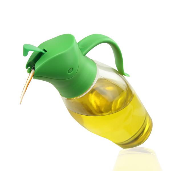 Kitchen Glass Seasoning Bottles 250ml Capacity With Drip Free Spouts