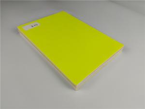 China No Blistering Yellow PS Foam Board Printable For Making Signs on sale