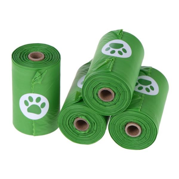 Aisunbio Household Large Biodegradable Dog Poop Bags With Handles